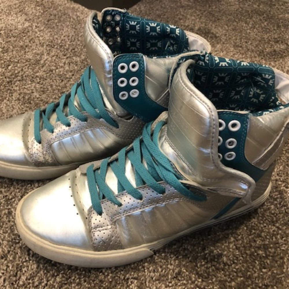 Men's SUPRA Muska 001 Skytop metallic shoes